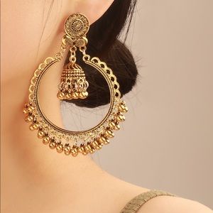 Vintage jhumka earrings